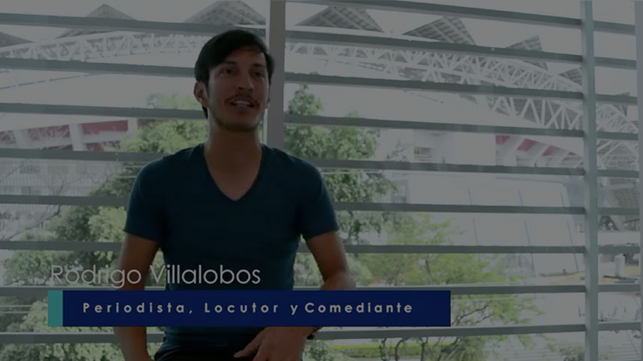 Rodrigo Villalobos, periodista y comediante